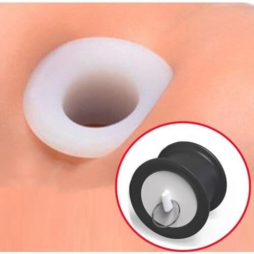 Silicone Anal Dilator Stretcher Massager Prostate , Chastity Tunnel Butt Plug Wide Spreader,BDSM Sex Toys For Men