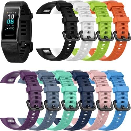 Sport silicone watchband for Huawei Band 3 / Band 3 Pro / Band 4 Pro wristband Replacement Original soft fashion strap Bracelet