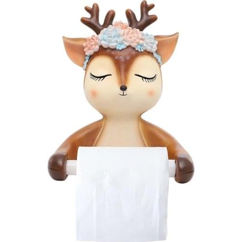Resin Statue Home Goods Animal Tissue Boxkawaii Room Decor Sculptures Figurines For Interior Room Ornaments Home Decor Craft