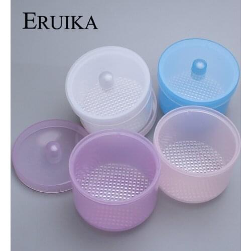 Nail Drill Bits Disinfection Storage Box Multi-Hole Drill Bits Holder Nails Milling Cutter Container Professional Cleaning Tools