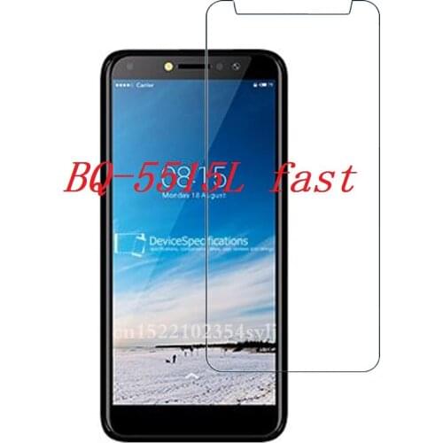 Tempered Glass for BQ BQ-5515L fast Smartphone Explosion-proof 9H Protective Film cover for BQ-5515L Screen Protector