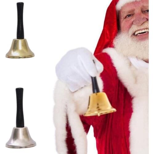 1pcs Santa Claus Rattle Christmas Hand Bell Dinner Party Shop Hotel Hand Bell