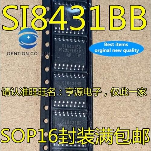 10PCS SI8431BB-D-IS SI8431BB SI8431 SOP16 isolator IC foot in stock 100% new and original