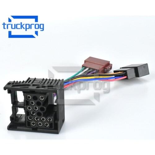 12-103 ISO Radio Adapter Cable for BMW 1987+/for LAND ROVER 2001+ Wiring Harness Connector Lead Loom Cable Plug