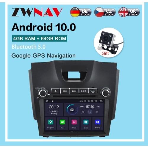 Carplay Android 10.0 screen Car Multimedia DVD Player for Chevrolet S10 2013-2017 GPS Navi car Auto Radio Audio Stereo Head unit