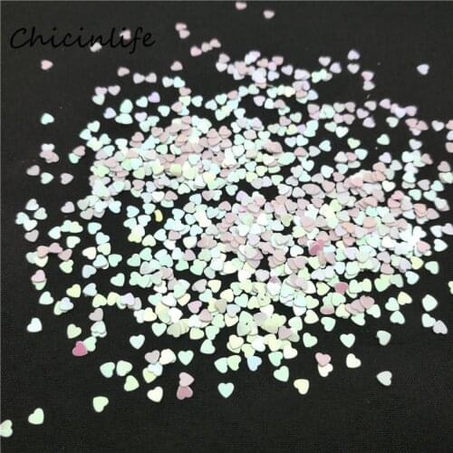 Chicinlife 1000pcs/lot 3mm White Heart Confetti Wedding Table Decoration Confetti Bachelorette Party Decorative
