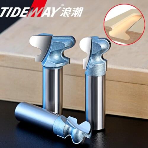 Tideway Industrial Grade Two Arc Nail Milling Cutter Woodworking Door Frame Handle Router Bits Drawer Lock Hole Slotting