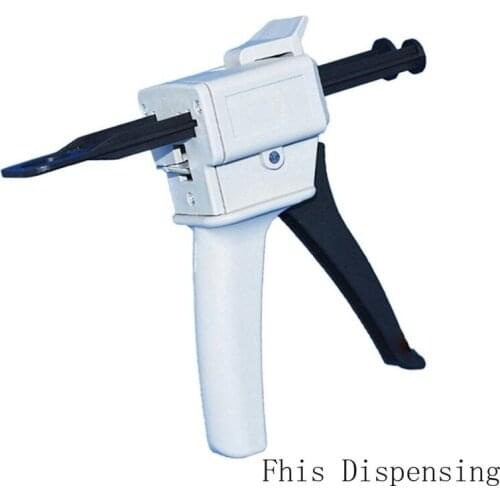 Epoxy AB Glue Gun 50ml Labeling Gun Mixed 1:1 Silicone Glue Tool Adhesive Bonding Extrusion Tool