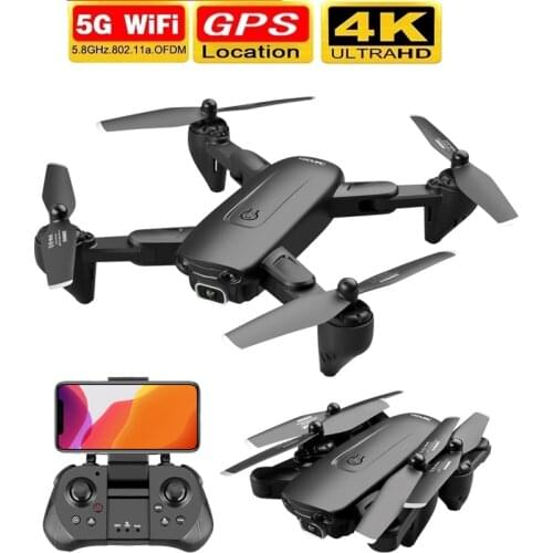 F6 GPS Drone 4K Camera with Dual Wide Angle HD FPV WiFi Drone 5G Optical Flow Professional Quadcopter RC Foldable Helicopter