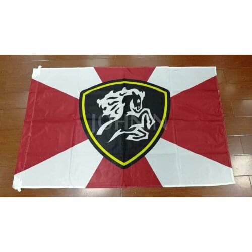 Flying knitted polyester 90*135cm russian army military north caucasian region of internal forces flag