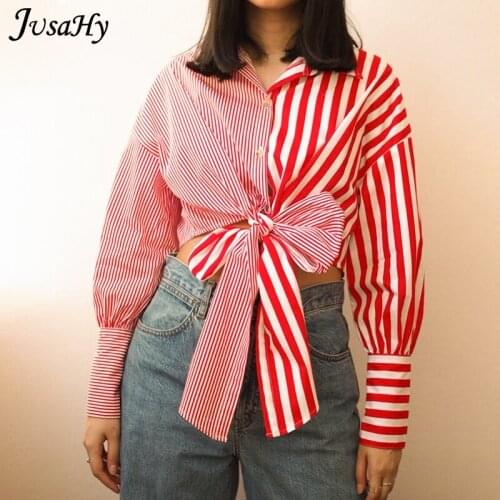 Женские полосатые футболки JUSAHY China At AliExpress