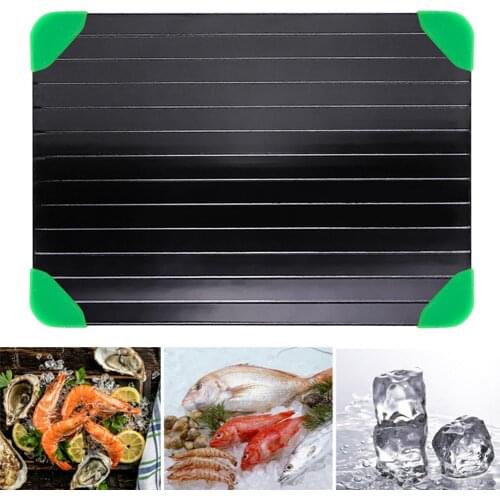 Kitchen Quick Thawing Cutting Board Practical Quick Defrosting Plate Easy Clean Thaw Frozen Food Tray Defrosting Board