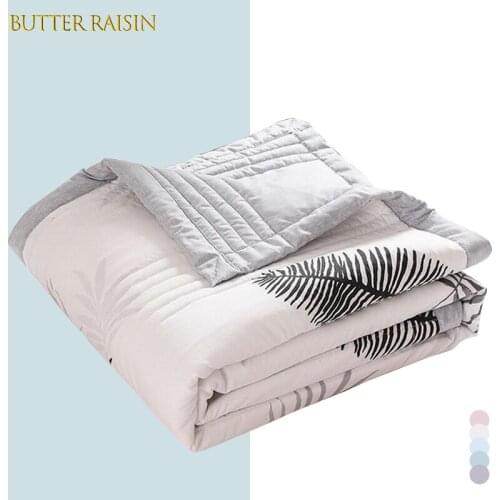 Summer Air-conditioning Quilt Comforter Washed Cotton Quilt Bedspread Bed Cover Breathable Summer Blanket Quilt Queen King Size