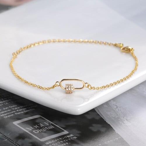 2021 Fashion Geometric Zircon Bracelet Cubic Arab Style Round Shiny Full Zircon For Girlfriend Fine Accessories Miami Jewelry
