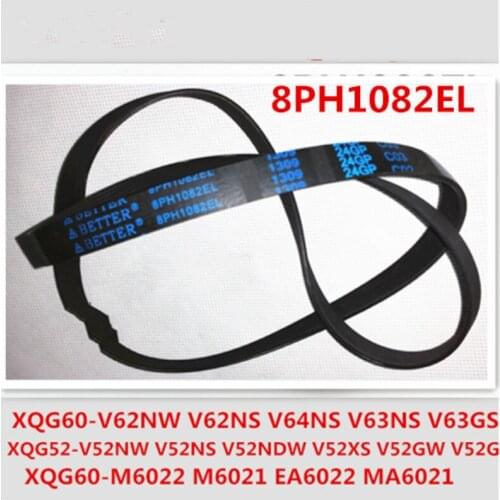 Panasonic drum washing machine XQG60-V62NW NS XQG52-V52NW GS motor belt 8PH1082 9EPH1082 XQG60-V64NS XQG60-V63GS XQG60-MA6021