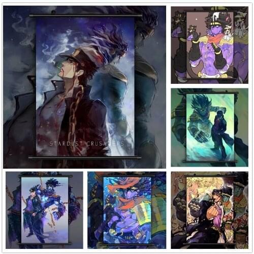 Home Decoration Wall Artwork Japan Anime Fight Cool Boy Gift Painting Plastic Hanging Scrolls Modern Canvas Print Picture Poster