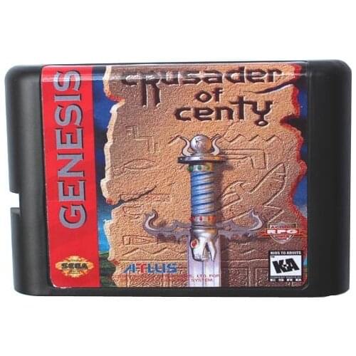 New Arrival Crusader of Centy NTSC-USA 16 bit MD Game Card For Sega Mega Drive For Genesis