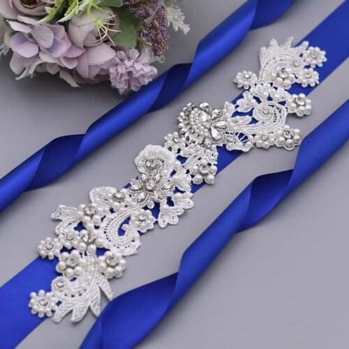 ZMS157 Wedding Sash Bridal Belts Sparkly Sash for Dress Plus Size Pear Ribbon Black Rhinestone Belt Sash Belt Evening Dresses