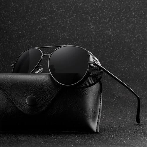 Steampunk Sunglasses Brand Design Men Women Vintage Metal Steam Punk Sun glasses UV400 Shades Eyewear Gafas de Sol