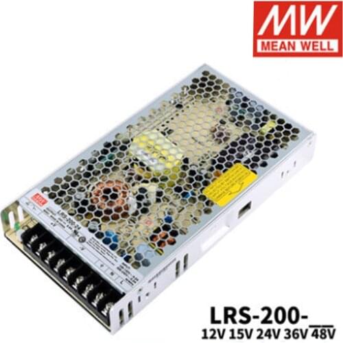 Steady MEAN WELL LRS-200-24 24V 8.8A LRS-200 24V 211.2W Single Output Switching Power Supply