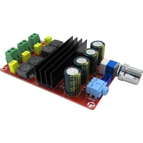 XH-M190 Tube Digital Amplifier Audio Board TPA3116 Power Audio Amp 2.0 Class D Amplifiers Stereo HIFI amplifier DC12-24V 2*100W