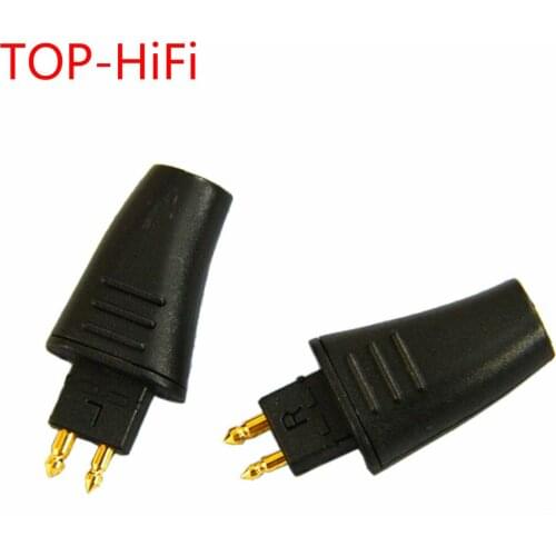 TOP-HiFi 1Pair Gold plated Plugs Headphone DIY Audio Custom Pin Adapter for FOSTEX TH900 MKII MK2 Earphone cable