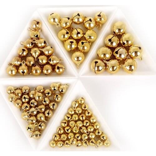 10mm/40pcs Multi - color loose beads small pendants Christmas decoration pendants DIY jewelry handicrafts accessories