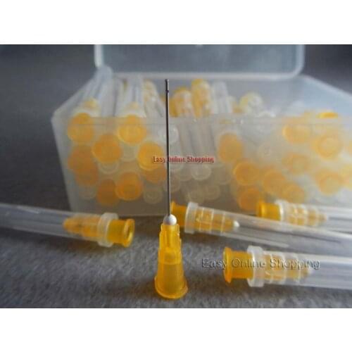 100pcs Dental Endo Irrigation Needle Tip 25GA End-Closed Side Hole Endo Syringes