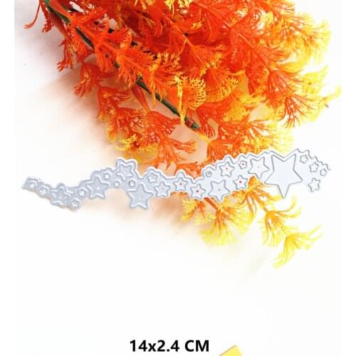 2021 Bar Star Metal Cutting Dies DIY Scrapbooking Paper Photo Album Crafts Knife Mould Cards Embossing Mold Stencils for Decor