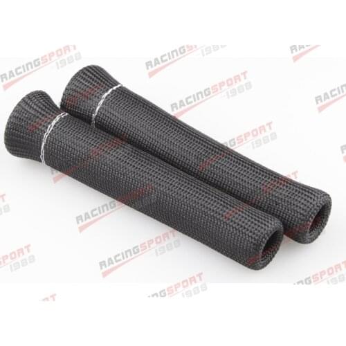 2cyl Heat Protector Sleeve Sleeving Spark Plug Wire Boot Fuel Oil Lines silver/brown/violet/orange/blue/red/green/yellow 1