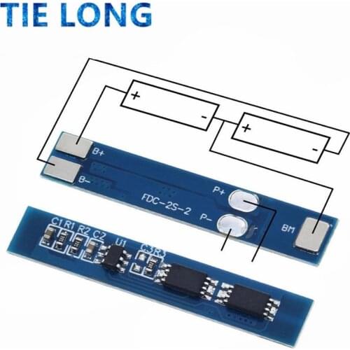 2S 3A Li-ion Lithium Battery 7.4v 8.4V 18650 Charger Protection Board bms pcm for li-ion lipo battery cell pack