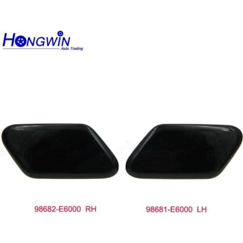 98681-E6000 98682-E6000 Right&Left Headlamp Headlight Cleaning Washer Spray Nozzle Jet Cover Cap For Hyundai Sonata Hybrid 2015