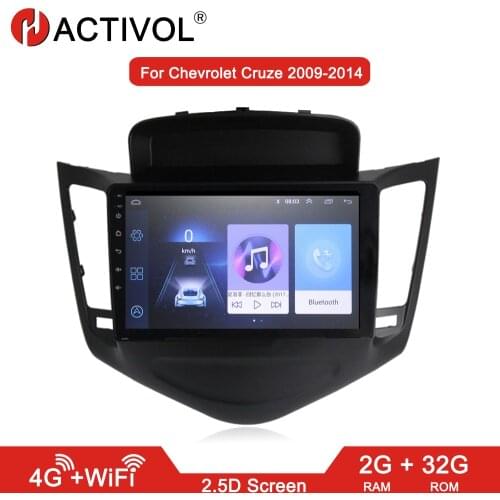 HACTIVOL 2G+32G Android 8.1 Car radio stereo for Chevrolet Cruze 2009-2014 car dvd player gps navi car accessories 4G internet