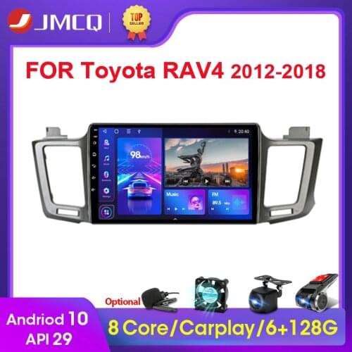 JMCQ Android 9.0 2G+32G Car Radio Multimidia Video Player Navigation GPS Stereo For Toyota RAV4 RAV 4 2012-2018 2din Head Unit