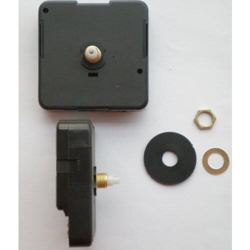 Free shipping 1pcs/lot 12mmDIY Quartz Clock Movement Kit Spindle Mechanism shaft Classic Hanging Black Watch Repair Replacement