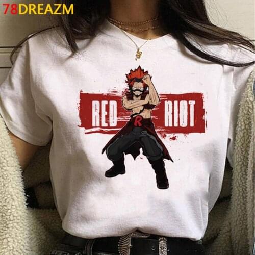 My Hero Academia tshirt summer top men harajuku print 2021 summer top aesthetic streetwear