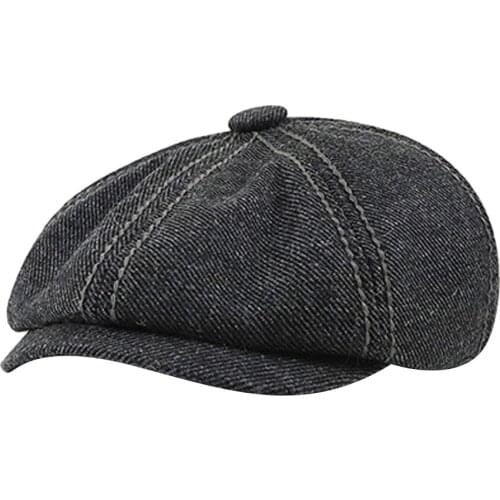 Unisex Autumn Winter Newsboy Caps Men And Women Warm Tweed Octagonal Hat For Male Detective Hats Retro Flat Caps chapeau