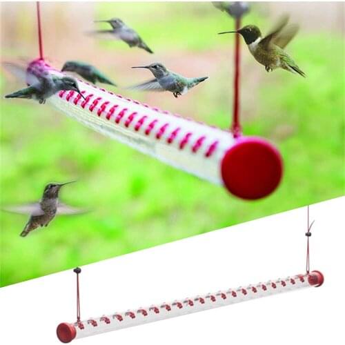 Bobs Best Hummingbird Feeder Bird Feeder with Bright Red Transparent Tube Easy to Clean for Outdoors Deck Patio Garden SCIE999