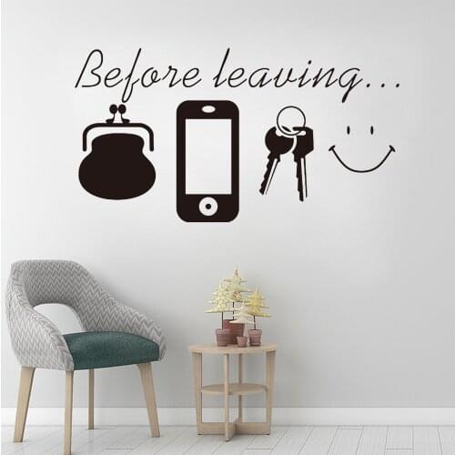 Kitchen Living Room Wall Stickers Quotes Don't forget slogan humour Vinyl Wall Decal For Walls Home Decoration Accessories Z385