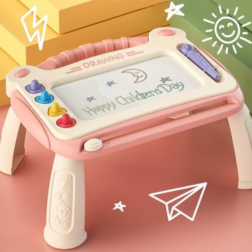 Magnetic Drawing Big Size Tablet Desk Toys Painting Supplies Games For Children Girls Educational Paint Table Toy Repeated Use