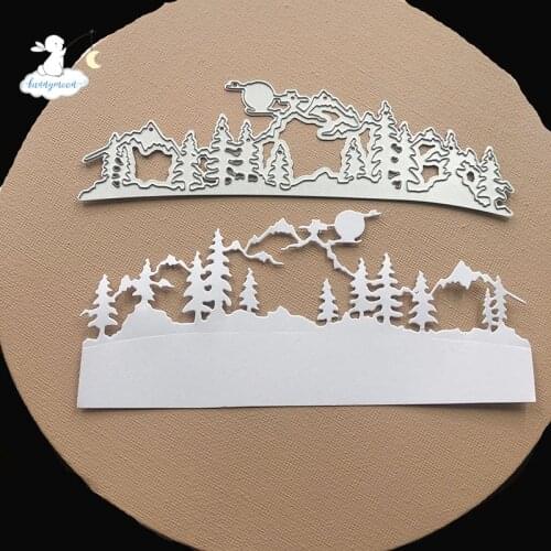 Bunnymoon forest Metal Cutting Dies Stencils for DIY Scrapbooking/photo Album stamps Decorative Embossing DIY Paper