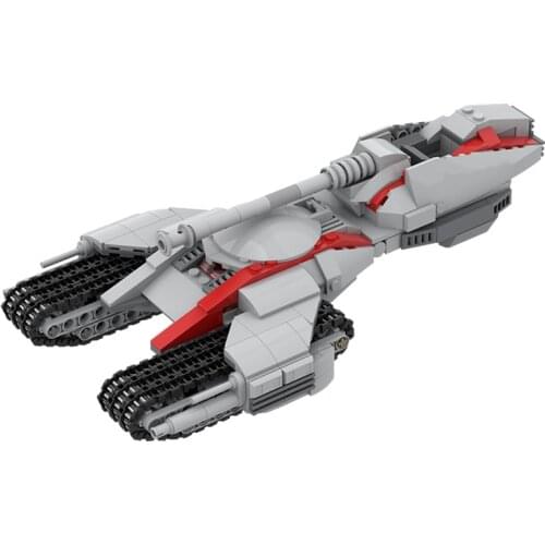 MOC Military Series HS-TT High Speed Tread Tank Building Blocks WW2 Solider Arms Vehicle Bricks Toys For Children Birthday Gifts