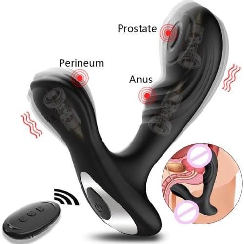 Male Prostate Massage Dildo Vibrator Sexshop Anal Plug Waterproof Penis Stimulator Butt Plug Toy For Women Erotica And Sex To L1