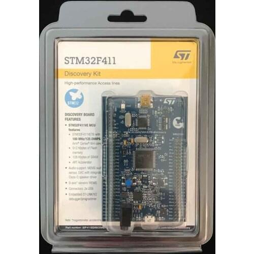 1 pcs x STM32F411E DISCO DISCOVERY KIT STM32F411VE MCU ARM 16/32-BITS MICROS STM32F411E-DISCO