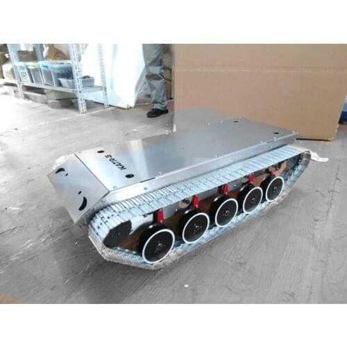 Updated S5 PRO Inspection Robot Smart Tank Car Chassis With All Metal Structure EOD Robot Manned Fire Platform Caterpillar Track