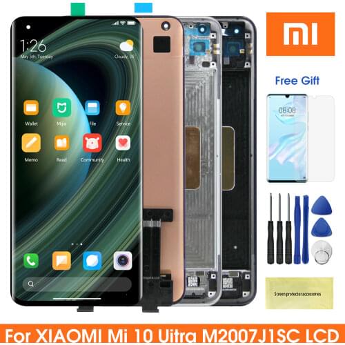 6.67'' Screen For Xiaomi Xiaomi Mi 10 Ultra M2007J1SC Lcd Display Touch Screen Replacement For Xiaomi Mi10 Ultra