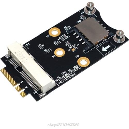 Mini PCI-E to M.2 (NGFF ) key A/E Adapter With SIM card Slot for WiFi WWAN LTE Module 3G/4G Net work For PC M19 21 Dropship