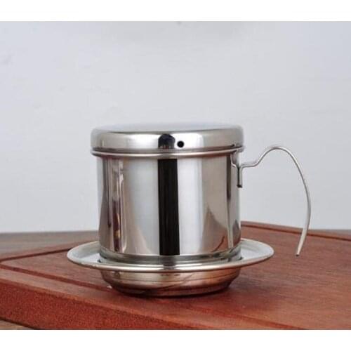 Colorful 304 stainless steel pot single coffee pot drip filter pot coffee machine filter brewing cold brew sharing pot