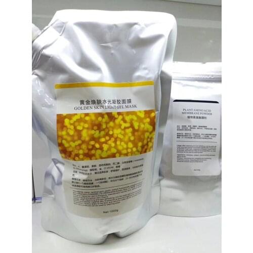 1000ml+100g Amino Acid Powder High-end Luxury 24K Gold Peel Off Modelling Mask Gel Mud Compact Beauty Salon Special