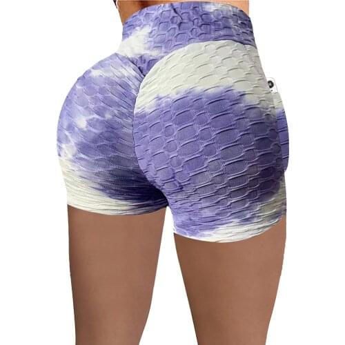 Women Summer Leggings Stretch Running Fitness Short Pants Multicolor Pocket Tight High Waist Elasticity Sports Yoga Pants E2